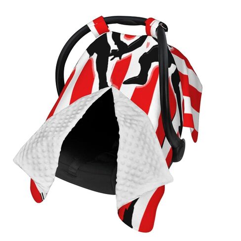 Wrestling U.S. Flag Baby Car Seat Cover & Breastfeeding Nursing Cover - Breathable Stretch Fabric Multi-Use Nursing Cover for Breastfeeding in Kuwait