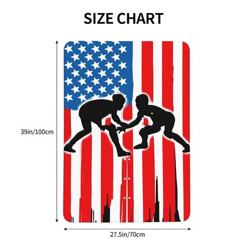 Wrestling U.S. Flag Baby Car Seat Cover & Breastfeeding Nursing Cover - Breathable Stretch Fabric Multi-Use Nursing Cover for Breastfeeding in Kuwait