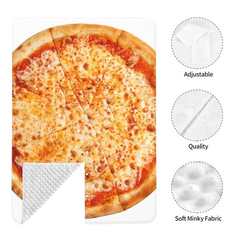 The Pizza Cheese Baby Car Seat Cover & Breastfeeding Nursing Cover - Breathable Stretch Fabric Multi-Use Nursing Cover for Breastfeeding in Kuwait