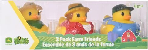 John Deere Rubber Duck - Collectible Farm Duckies in Assorted Cowboy & Farmer Inspired Styles - 3 Pack in Kuwait