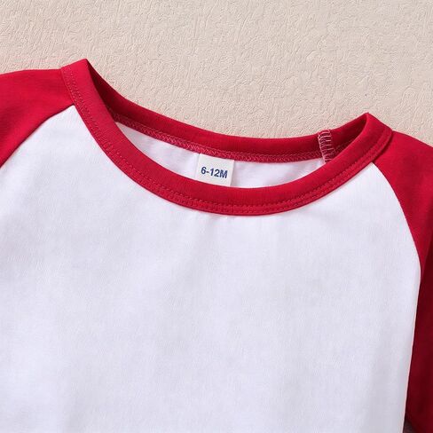 Magic Park 0-24M Baby Boys Raglan Bodysuit Short Sleeve Romper Infant Girls Raglan Baseball Jumpsuit in Saudi Arabia