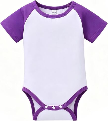 Magic Park 0-24M Baby Boys Raglan Bodysuit Short Sleeve Romper Infant Girls Raglan Baseball Jumpsuit in Saudi Arabia