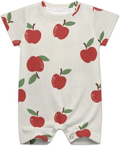 Newborn Baby Romper Clothing Cute Infant Short Sleeve Clothes Jumpsuit Playsuit One Piece Outfit for Boy Girl in Kuwait