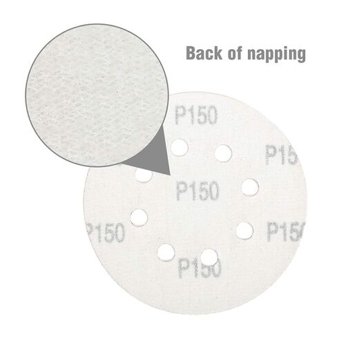 WORKPRO 80-Piece Sanding Disc Set，5-Inch 8-Hole Hook and Loop Sanding Discs, 60, 80, 100, 120, 180, 240, 320, 400 Grits Sandpaper for Random Orbital Sander(Not for Oscillating Tools or Mouse Sander) in Kuwait
