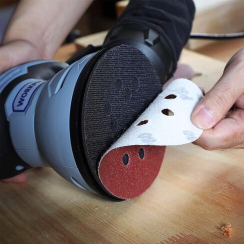 WORKPRO 80-Piece Sanding Disc Set，5-Inch 8-Hole Hook and Loop Sanding Discs, 60, 80, 100, 120, 180, 240, 320, 400 Grits Sandpaper for Random Orbital Sander(Not for Oscillating Tools or Mouse Sander) in Kuwait
