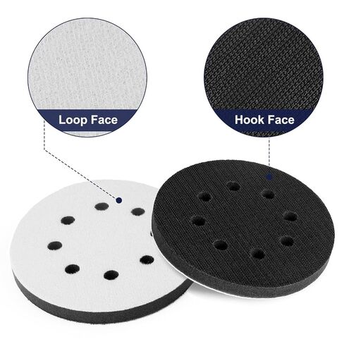 80pcs 5 inch 8 Hole Sanding Discs Hook and Loop 1500/2000/2500/3000/4000/5000/7000/10000 Grits Wet Dry Sandpaper with 2pcs Interface Pad for Random Orbital Sander Automotive Wood Metal Polishing in Kuwait