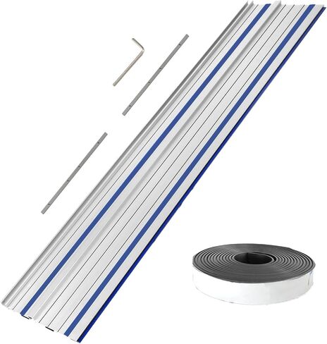 ACS430 55"Track Saw Guide Rail for ACS Series, 55" Extension Guide Rail Kit | Include 5m Splinter Guard and Connectors, for ACS Circular Track Saws, Perfect for Woodworking Longer Cuts, 2 Year Warranty in Saudi Arabia