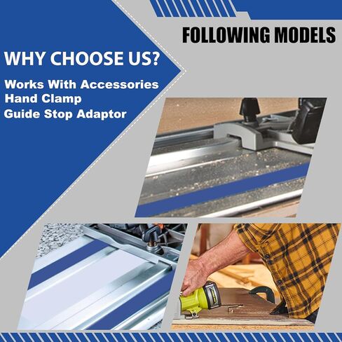 ACS430 55"Track Saw Guide Rail for ACS Series, 55" Extension Guide Rail Kit | Include 5m Splinter Guard and Connectors, for ACS Circular Track Saws, Perfect for Woodworking Longer Cuts, 2 Year Warranty in Saudi Arabia