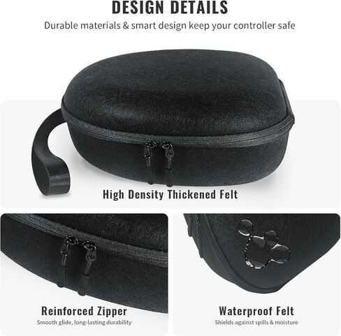 Hard Shell Case Compatible with Steam Frame/Meta Quest 3/Apple Vision Pro, Portable Travel Storage for Steam Frame, 2 Steam Controllers, Data Cables and More,Hard Case for VR Headsets in Kuwait
