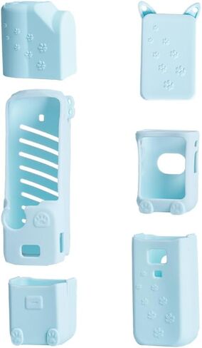 LKTOP Pocket 3 Silicone Cover, Protective Case Lens Protector Scratch-Resistant Sleeve Skin Compatible with DJI OSMO Pocket 3 Creator Combo/Xtra Muse Accessories(Blue) in Kuwait