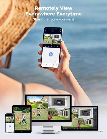 Hiseeu 5MP Wireless Security Camera System,24/7 8 Cam-Kit, 3T HDD | WiFi Pro & Plug-in Connection, IP66 Waterproof, Smart Motion Alerts, Long-Range Signal, 24/7 Surveillance NVR Kit in Kuwait