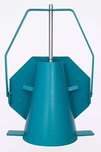 Concrete Slump Test Cone Set, Metallic Base with Powder Coating, Includes Tamping Rod, Handle, Clamps in Kuwait