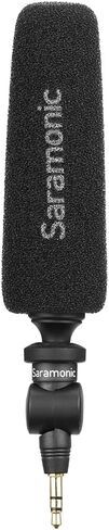 Saramonic SmartMic5 | Unidirectional Micro-Shotgun Microphone with 3.5mm TRS Output for Cameras, Recorders, Mixers, Wireless Transmitters and More in Saudi Arabia