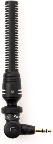 Saramonic SmartMic5 | Unidirectional Micro-Shotgun Microphone with 3.5mm TRS Output for Cameras, Recorders, Mixers, Wireless Transmitters and More in Saudi Arabia