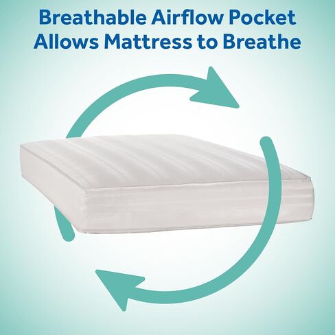 SEALY BABY 2 Stage Infant Crib Mattress Plus Toddler Bed Fit, Breathable, Resistant to Stain Cover, Dual Firmness & Ultra-Lightweight, Natural Soybean in Kuwait