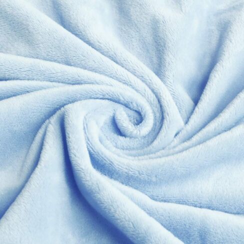 American Baby Company Heavenly Soft Chenille Fitted Mini Crib Sheet 24" x 38", Warm and Cozy Chenille Portable Sheet, Blue, for Boys and Girls, Fits Most Pack N Play Mattresses in Kuwait