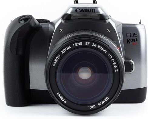 Canon EOS Rebel K2 SLR 35mm Film Camera with EF Canon Auto Focusing AF Lens. Automatic and custom shutter settings, EF mount system, color & B&W film option. (Renewed) in Kuwait