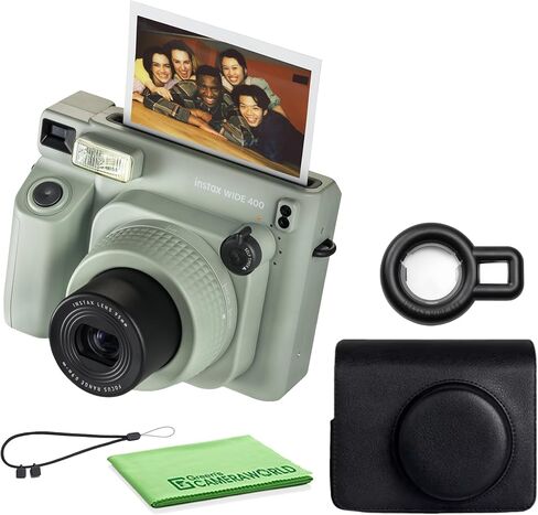 FUJIFILM INSTAX Wide 400 Instant Camera 40-Sheet Case Bundle | For Parties, Events & Instant Photos | Includes Photo Album in Kuwait