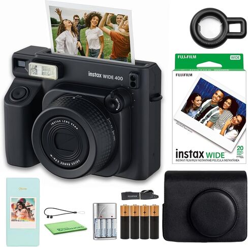 FUJIFILM INSTAX Wide 400 Instant Camera 40-Sheet Case Bundle | For Parties, Events & Instant Photos | Includes Photo Album in Kuwait