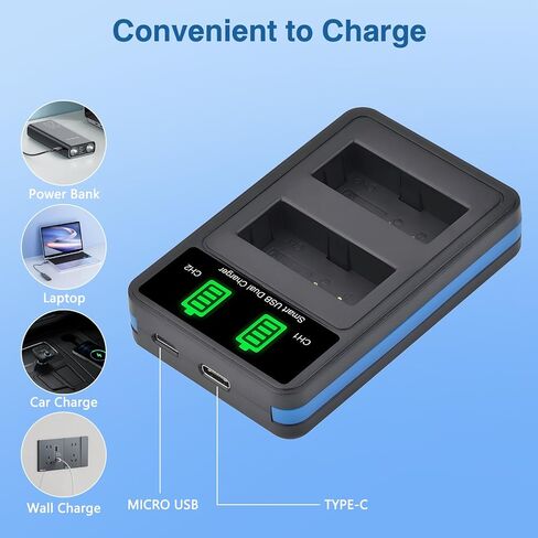 LP-E10 LP E10 Battery 2 Pack and Dual Charger for Canon EOS Rebel T3 T5 T6 T7 T100 Kiss X50 X70 X80 X90 EOS 1100D 1200D 1300D 1500D 2000D 3000D 4000D Camera in Kuwait