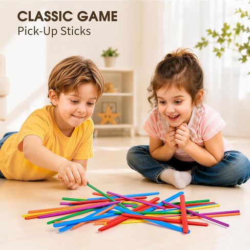 Wooden Stick Pulling Balance Game for Kids Ages 3-8 | Family Wooden Chicken Game, Cause & Effect STEM Toy, Fine Motor Skills, Screen-Free Montessori Gift, Ball Drop Board Game in Kuwait