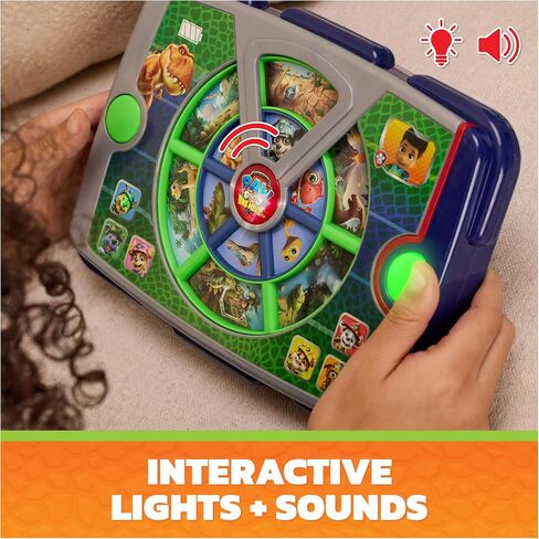 PAW Patrol The Dino Movie Rescue Mission Pup Pad Interactive Toy | Electronic Handheld Pad, Dials Select 18 Unique Missions, Authentic Lights & Sounds, Toys for Kids Ages 3 and Up in Kuwait