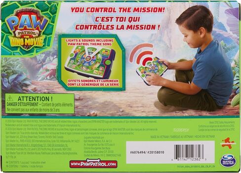 PAW Patrol The Dino Movie Rescue Mission Pup Pad Interactive Toy | Electronic Handheld Pad, Dials Select 18 Unique Missions, Authentic Lights & Sounds, Toys for Kids Ages 3 and Up in Kuwait
