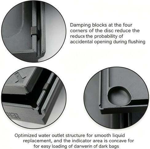 Film Developing Tray,Black & White Negatives Darkroom Agitating Tray,w/Automatic Rocker Base,w/200ml Requirement,for 4x5/5x7/8x10 Large Format Film Processing in Kuwait