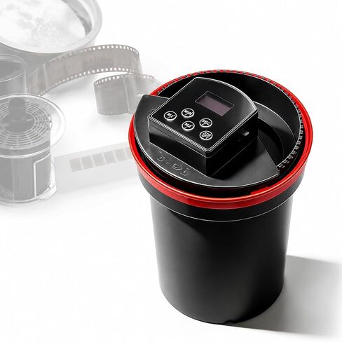 Developing Tank, Automatic Film Processor, 120 135 B&w Film Darkroom Kit with Smart Timer, Dual Modes and Adjustable Speed, Fits 35mm, 120/220 Film, Standard Developing Tanks in Kuwait
