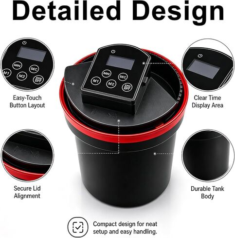 Developing Tank, Automatic Film Processor, 120 135 B&w Film Darkroom Kit with Smart Timer, Dual Modes and Adjustable Speed, Fits 35mm, 120/220 Film, Standard Developing Tanks in Kuwait