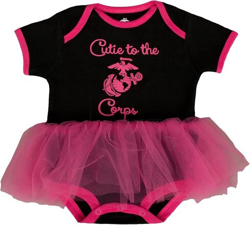 Marine Girl "Cutie to the Corps" Tutu Baby Bodysuit in Kuwait