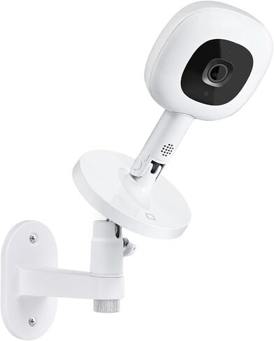 wochel Adjustable Baby Monitor Mount Compatible with Nanit Pro Smart Baby Monitor & Flex Stand Nanit Baby Monitor, Baby Camera Wall Mount with Perfect View Angle and Easy to Install in Kuwait