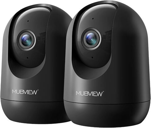 Indoor Security Camera 2K, Pet Camera with Phone App, WiFi Cameras for Home Security Camera for Dog/ Baby Monitor/Elder Pan Tilt, 5/2.4GHz, 24/7, 2-Way Talk, Human Detection, Motion Tracking, Cloud | Human Detection, Motion Tracking, 2-Way Talk, 24/7 Wire in Saudi Arabia