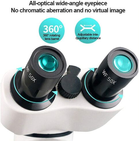12000x/18000x/30000x Laboratory Binocular Compound Microscope, Professional HD Biological Microscope for Adult Students, for Laboratory, Science Research,12000X in Kuwait