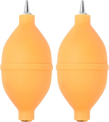 DOITOOL 2pcs Silicone Air Blower Squeeze Bulbs for Camera Cleaning Dust Removal Keyboard Lens Succulent Watch Computer Dust Cleaner Pump Tool Yellow in Kuwait
