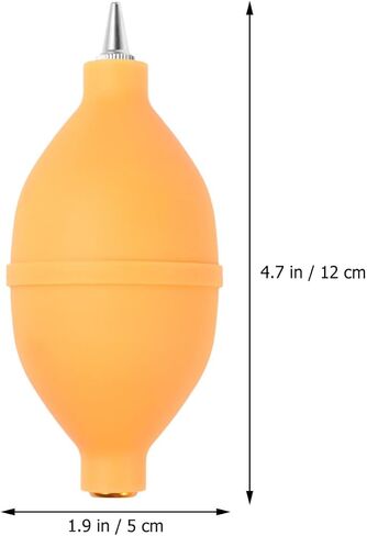 DOITOOL 2pcs Silicone Air Blower Squeeze Bulbs for Camera Cleaning Dust Removal Keyboard Lens Succulent Watch Computer Dust Cleaner Pump Tool Yellow in Kuwait