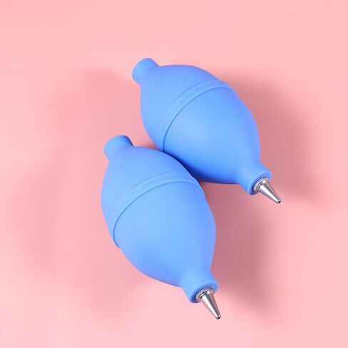 Mikinona Silicone Air Blower Squeeze Bulb with Good Elasticity 2pcs Portable Cleaning Pump for Computer and Camera Lens Dust Removal for Laboratory Use in Kuwait