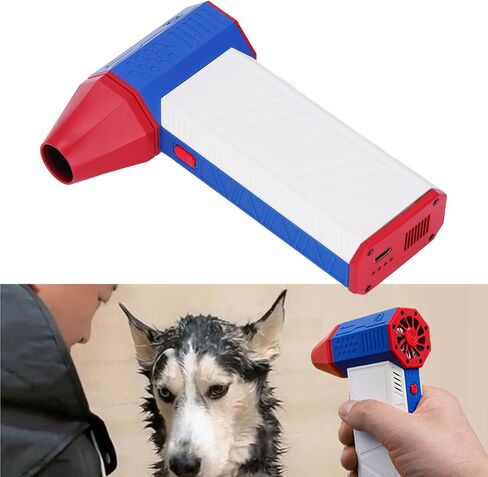 ViaGasaFamido Portable Dust Blower, High Speed Cordless Air Duster Cleaning for Car Keyboard ABS Brushless Motor 130000RPM 3 Speed Built in 6000mAh Battery USB Cable 1 Pack in Kuwait