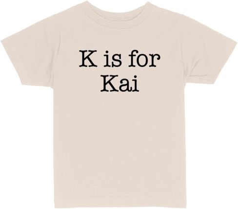 K is for Kai Toddler Kids T-Shirt in Kuwait
