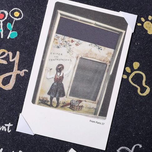 Bememo 2040 Pieces Self-Adhesive Photo Corners Stickers Acid Free Photo Mounting Corners for DIY Scrapbook, Album, Memory Books, Journal, Diary (Black and Transparent) in Kuwait