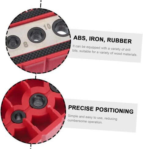 Drill Guide Tool Drill Bit Guide for Woodworking Self-Centering Pocket Hole Locator Jig Accessory Precision Alignment Sleeve Compatible Power Tools for DIY Carpentry Projects in Kuwait