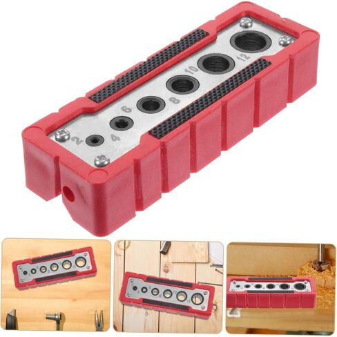Drill Guide Tool Drill Bit Guide for Woodworking Self-Centering Pocket Hole Locator Jig Accessory Precision Alignment Sleeve Compatible Power Tools for DIY Carpentry Projects in Kuwait