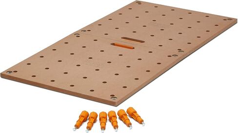 Bora Centipede Table Top Workbench Top 20mm Dog Holes MFT Work Bench Table | Fits Bora Centipede stands to create an MFT workbench table top with 20mm dog holes and quick-twist lock handles in Kuwait