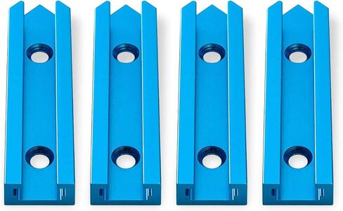 POWERTEC 71698 3" T-Track Intersection Kit with Predrilled Mounting Holes, For Universal T track, T Track Accessories for Woodworking Jigs and Fixtures in Kuwait