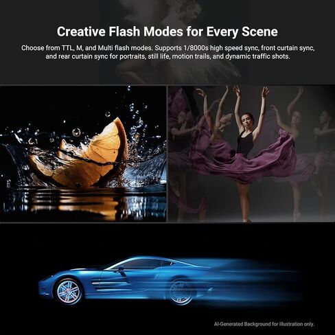 NEEWER Z2PRO-C 2.4G TTL Round Head Flash Speedlite Compatible with Canon, Wireless Compatible with Godox, Upgraded UI, 76Ws 1/8000s HSS, TTL/M TCM Switch, 7.2V/3000mAh Battery, 600 Full Power Flash in Saudi Arabia
