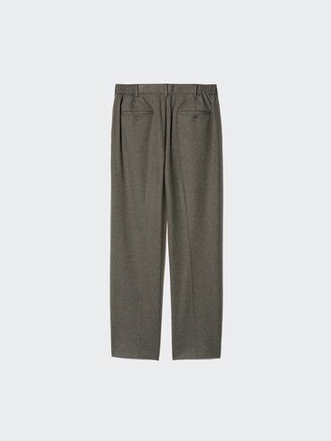 Uniqlo Pleated Wide Pants | Herringbone | Tall in Kuwait