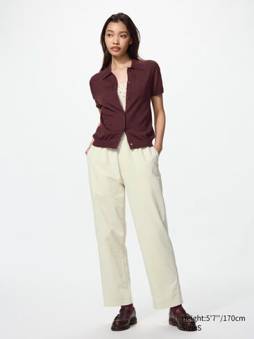 Uniqlo Corduroy Easy Ankle Pants in Kuwait