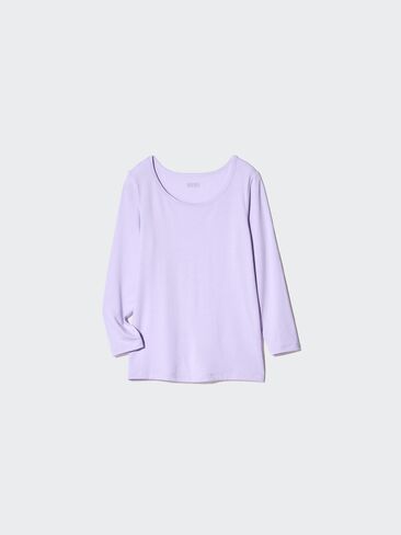 Uniqlo HEATTECH Scoop Neck T-Shirt in Kuwait