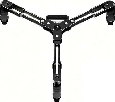YC Onion MQD30 Pineta Monopod Dolly, 3/8 Inch Extendable Screw & Quick Release Knob, 360° Silent Swivel Casters for Pineta Pro Carbon Fiber Monopod Live Stream Interview Sports Shooting in Kuwait