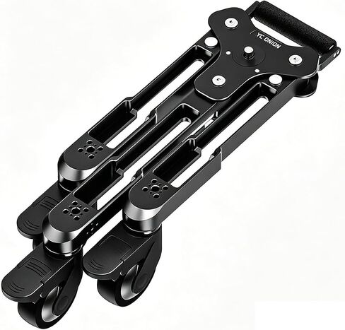 YC Onion MQD30 Pineta Monopod Dolly, 3/8 Inch Extendable Screw & Quick Release Knob, 360° Silent Swivel Casters for Pineta Pro Carbon Fiber Monopod Live Stream Interview Sports Shooting in Kuwait